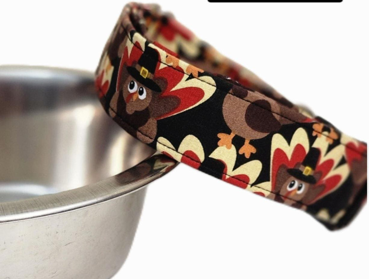 Turkey Dog Collar and Matching Bows