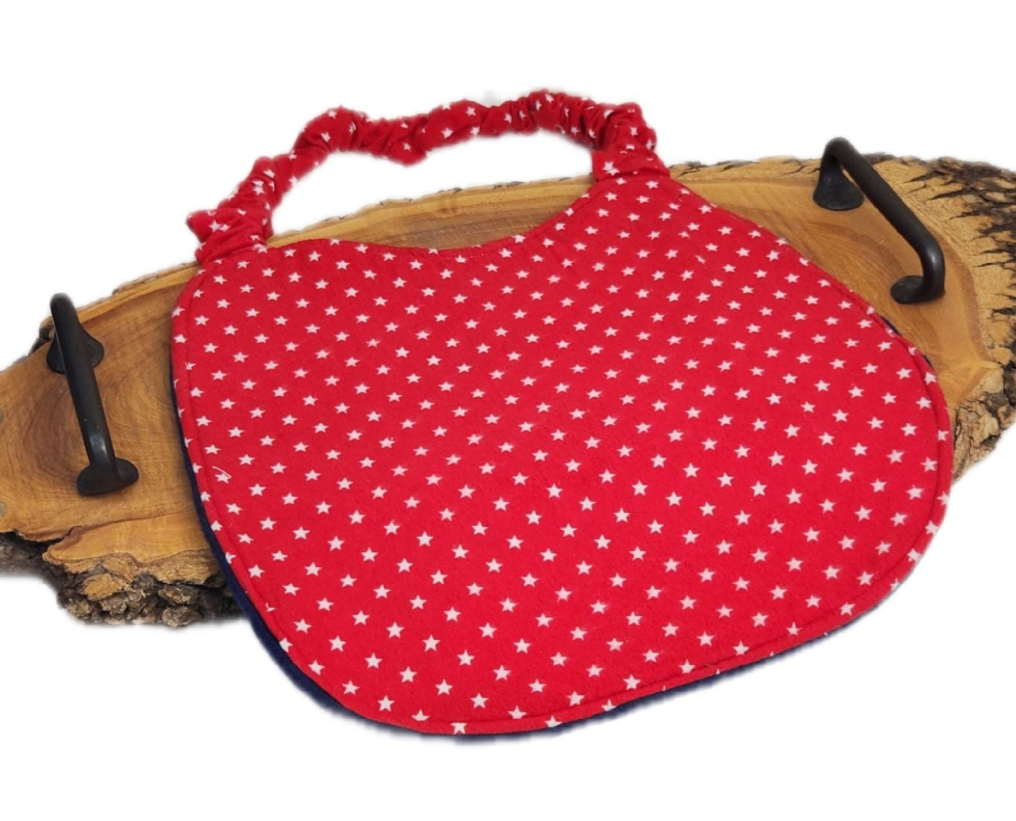 Large Breed Dog Drool Bib: Flannel, Fleece, and Zorb Absorbent Layers